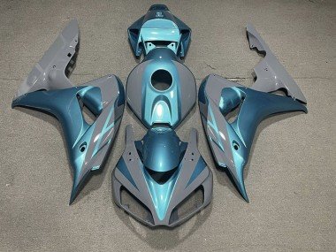 Gris Nardo & Azul Claro 2006-2007 CBR1000RR Carenados Moto