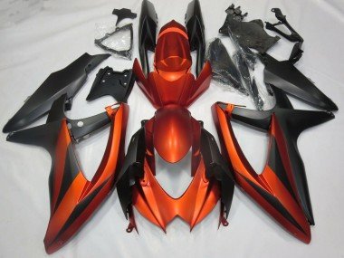 Naranja Mate Quemado 2008-2010 GSXR 600-750 Carenados Moto