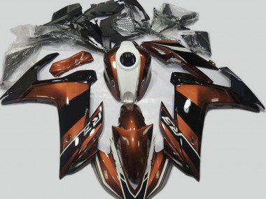 Naranja & Negro Brillante 2015-2018 R3 Carenados Moto