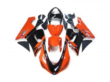 Naranja & Negro Elf 2005-2006 ZX6R Carenados Moto