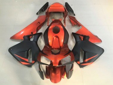Naranja & Negro Mate 2003-2004 CBR600RR Carenados Moto