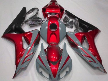 Nardo Gris & Rojo 2006-2007 CBR1000RR Carenados Moto