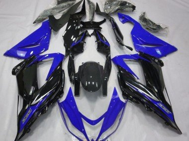 Negro & Azul 2013-2018 ZX6R Carenados Moto