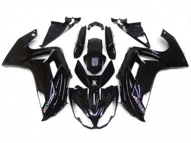 Negro Brillante 2012-2014 ER6F Carenados Moto