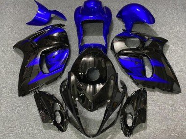 Negro Brillante & Azul Intenso 2008-2020 GSXR 1300 Carenados Moto