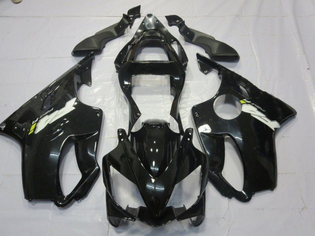 Negro Brillante Con Calcomanías 2001-2003 CBR600 F4i Carenados Moto