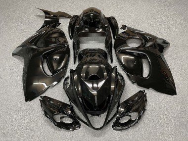 Negro Brillante Liso 2008-2020 GSXR 1300 Carenados Moto