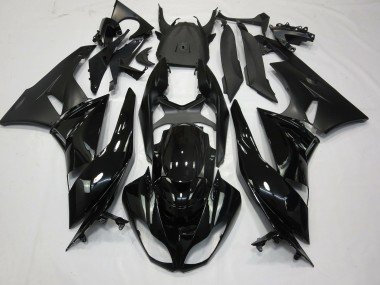 Negro Brillante Mate 2009-2012 ZX6R Carenados Moto