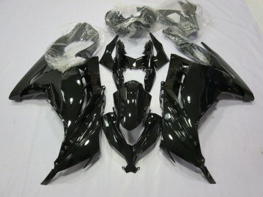 Negro Brillo 2013-2018 Ninja 300 Carenados Moto