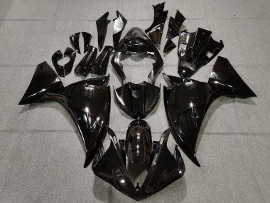 Negro Liso Brillante 2009-2011 R1 Carenados Moto