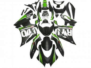 Negro Mate & Verde 2017-2023 GSXR 1000 Carenados Moto