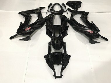 Negro Metalizado 2009-2012 ZX6R Carenados Moto