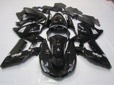 Ninja Negro 2006-2011 ZX14R Carenados Moto