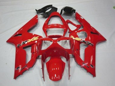 Ninja Rojo 2003-2004 ZX6R Carenados Moto