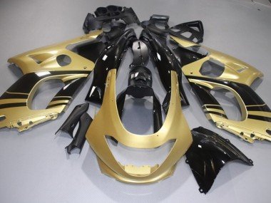 Oro Brillante & Negro 1998-2007 YZF600 Carenados Moto