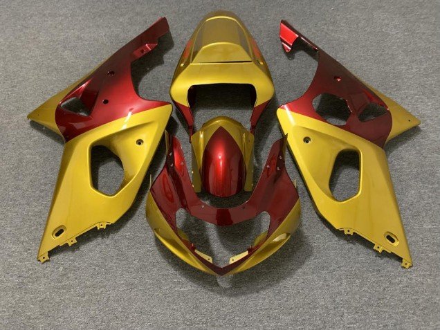 Oro & Rojo 2000-2002 GSXR 1000 Carenados Moto