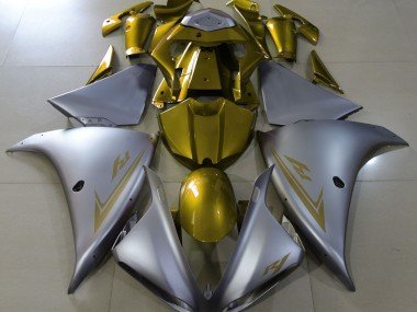 Plata Mate & Oro 2009-2011 R1 Carenados Moto