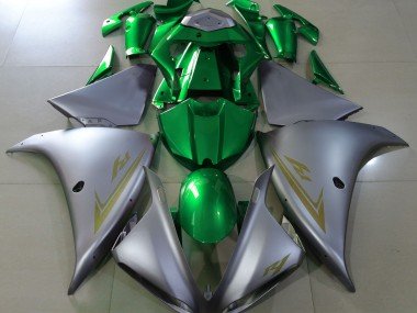 Plata Mate & Verde 2009-2011 R1 Carenados Moto