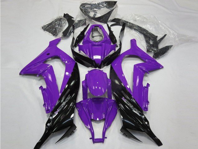 Púrpura Brillante & Negro 2011-2015 ZX10R Carenados Moto