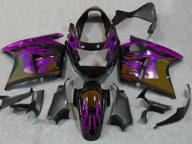 Púrpura Llama 1996-2007 CBR1100XX Carenados Moto