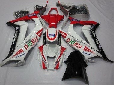 Rojo Blanco Negro 2011-2015 ZX10R Carenados Moto