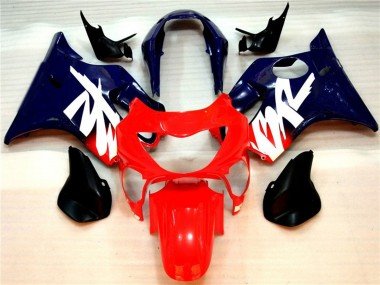 Rojo Brillante & Azul 1999-2000 CBR600 F4 Carenados Moto