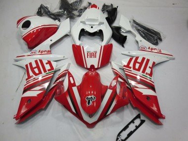 Rojo Fiat 2007-2008 R1 Carenados Moto