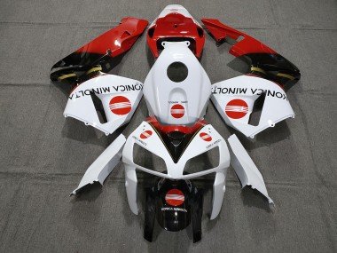 Rojo Konica Minolta 2005-2006 CBR600RR Carenados Moto