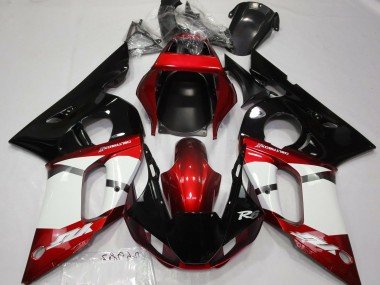 Rojo Metálico 1998-2002 R6 Carenados Moto