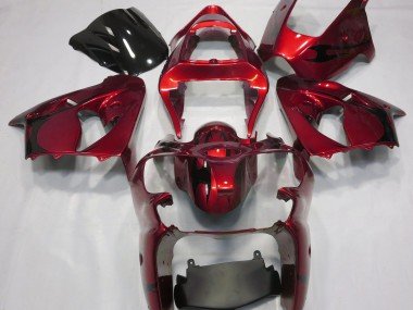 Rojo Metálico 2000-2002 ZX6R Carenados Moto