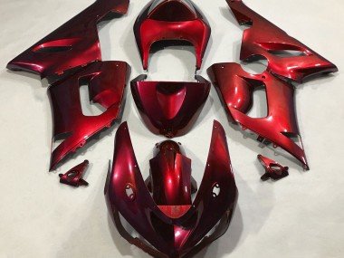 Rojo Metálico 2005-2006 ZX6R Carenados Moto