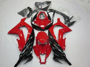 Rojo Negro Brillo 2011-2015 ZX10R Carenados Moto