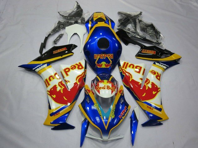 Rojo Toro Amarillo 2012-2016 CBR1000RR Carenados Moto