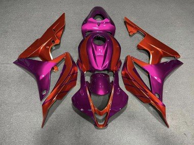 Rojo Violáceo 2007-2008 CBR600RR Carenados Moto