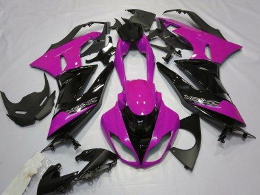 Rosa Brillante & Negro 2009-2012 ZX6R Carenados Moto