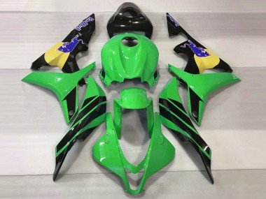 Verde & Azul Toro 2007-2008 CBR600RR Carenados Moto