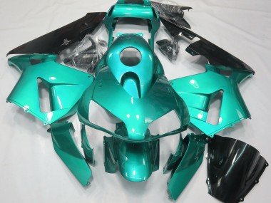 Verde Azulado Liso 2003-2004 CBR600RR Carenados Moto