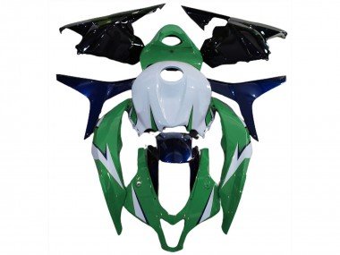 Verde Brillante & Azul 2009-2012 CBR600RR Carenados Moto