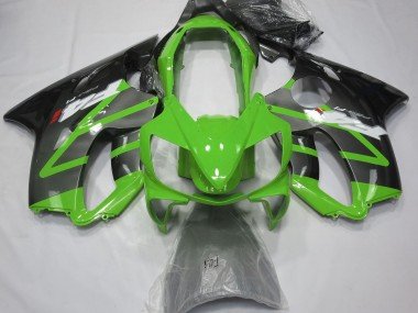 Verde Brillante & Gris 2004-2007 CBR600 F4i Carenados Moto
