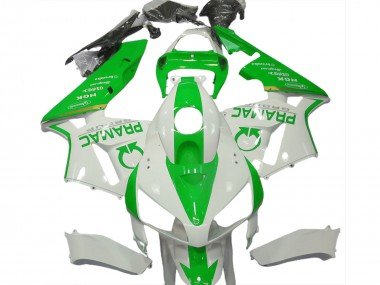 Verde Claro & Blanco Pramac 2005-2006 CBR600RR Carenados Moto