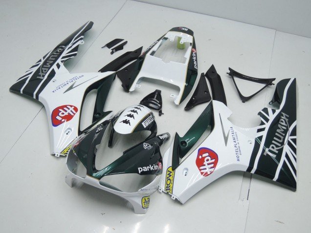 Verde De Carreras Británico 2009-2012 Daytona 675 Carenados Moto