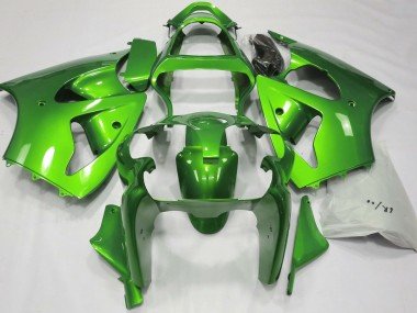 Verde Metalizado 2000-2002 ZX6R Carenados Moto