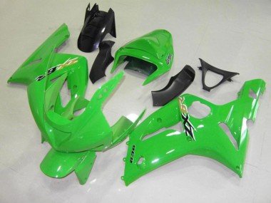 Verde Negro Cheq 2003-2004 ZX6R Carenados Moto