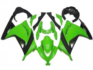 Verde & Negro De Alto Brillo 2013-2018 Ninja 300 Carenados Moto