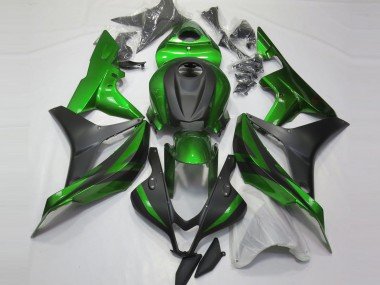 Verde & Negro Mate 2007-2008 CBR600RR Carenados Moto