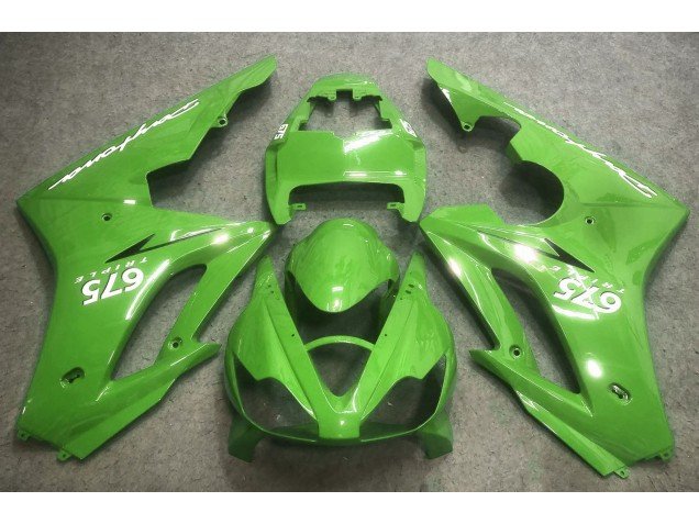 Verde Vibrante 2006-2008 Daytona 675 Carenados Moto
