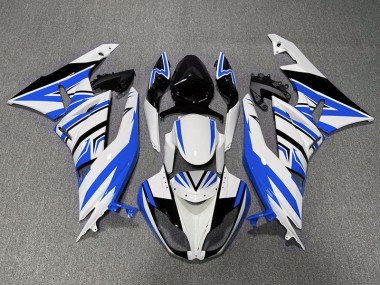 Zag Azul Blanco & Negro 2009-2012 ZX6R Carenados Moto